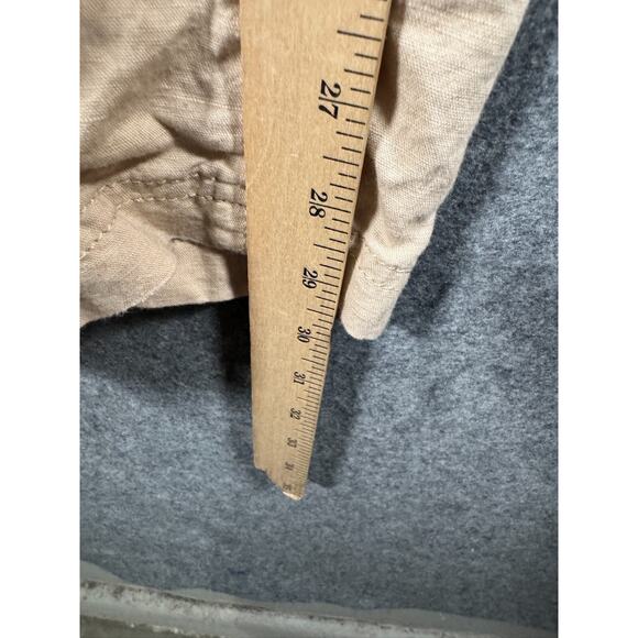 Eddie Bauer Pants Women XL Linen Blend Drawstring Straight leg‎ Relax Vacation - Picture 5 of 8